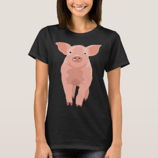 Camiseta cerdo lindo