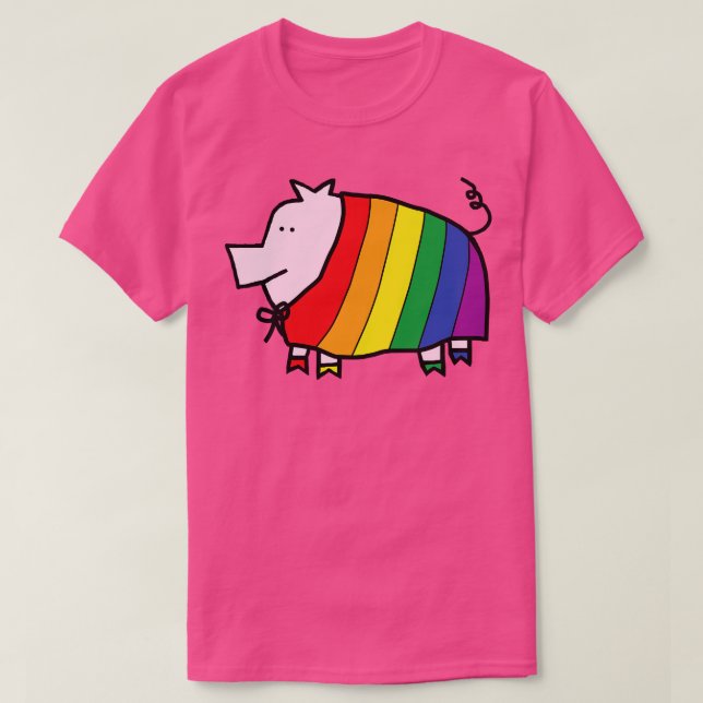Camiseta Cerdo lindo con orgullo en Cabo (Diseño del anverso)