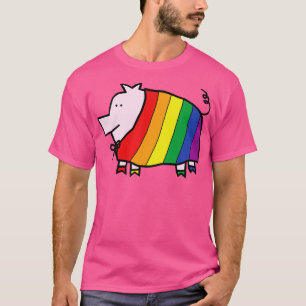 Camiseta Cerdo lindo con orgullo en Cabo