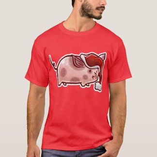Camiseta Cerdo lindo del día de fiesta