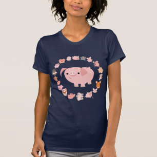 Camiseta Cerdo Mandala Lady T-Shirt