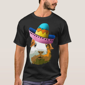 Camiseta Cerdo mexicano Sombrero Cinco De Mayo