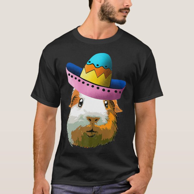 Camiseta Cerdo mexicano Sombrero Cinco De Mayo (Anverso)