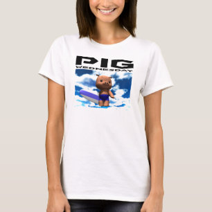 Camiseta Cerdo miércoles - el cielo azul