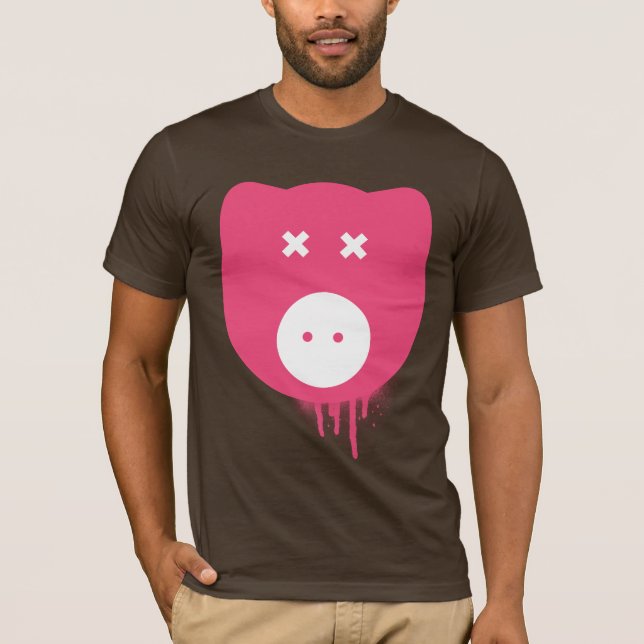 Camiseta Cerdo muerto (Anverso)