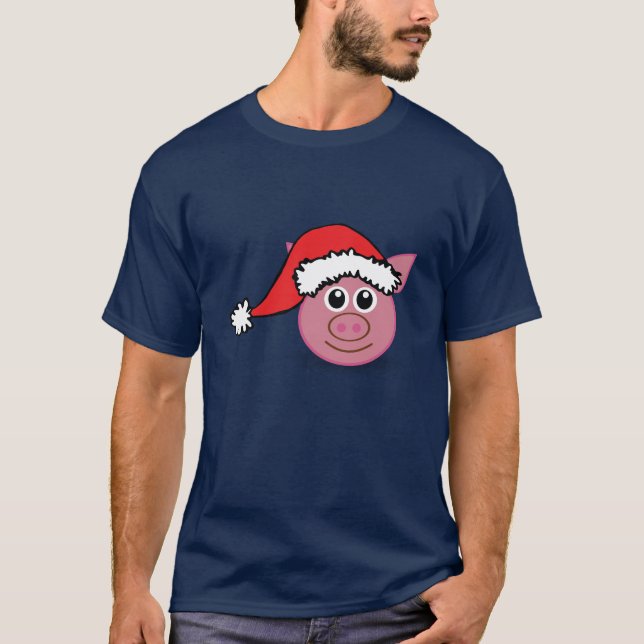 Camiseta Cerdo Navidad (Anverso)