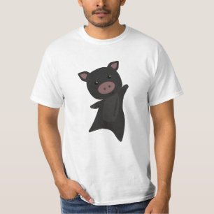 Camiseta Cerdo Negro Cerdo Cerdo Cívico Animales Niños