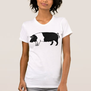 Camiseta Cerdo negro del país