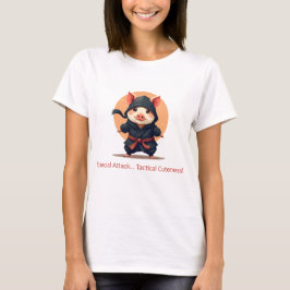 Camiseta Cerdo Ninja T-Shirt