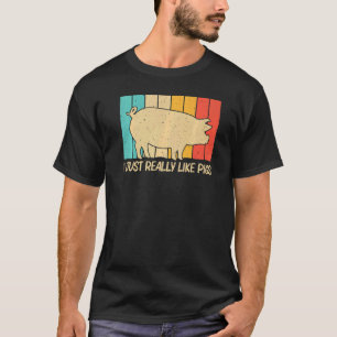 Camiseta Cerdo Para Hombres Mujeres Bacon Animal Granero Ce