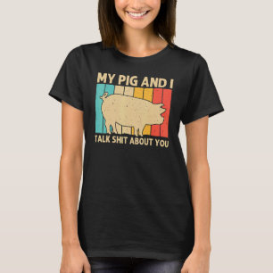 Camiseta Cerdo Para Hombres Mujeres Bacon Animal Granero Ce