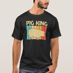 Camiseta Cerdo Para Hombres Papá Bacon Ganadero Cerdos