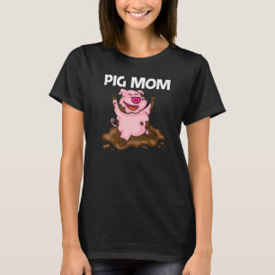 Camiseta Cerdo Para Mamá Mujeres Ganaderas De Hog