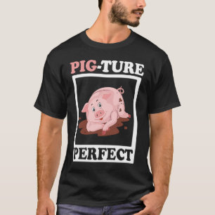 Camiseta Cerdo Perfecto Granja Animal Piggy Farmer Cerdo