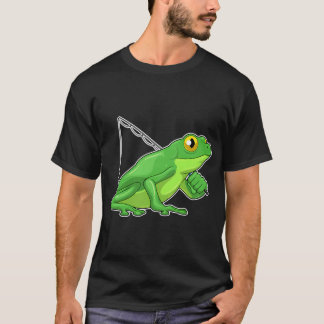 Camiseta Cerdo pescando con pez