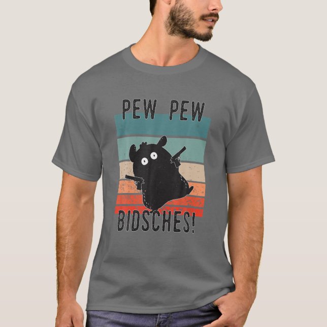 Camiseta Cerdo Pew Pew (Anverso)