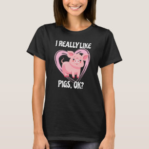 Camiseta Cerdo Piglet Felicidad Estable
