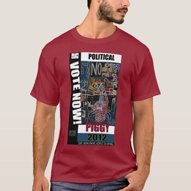 CAMISETA CERDO POLÍTICO (Anverso)