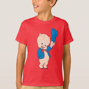 Camiseta Cerdo poroso  Gorra ondulado