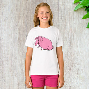 Camiseta Cerdo rosa graso