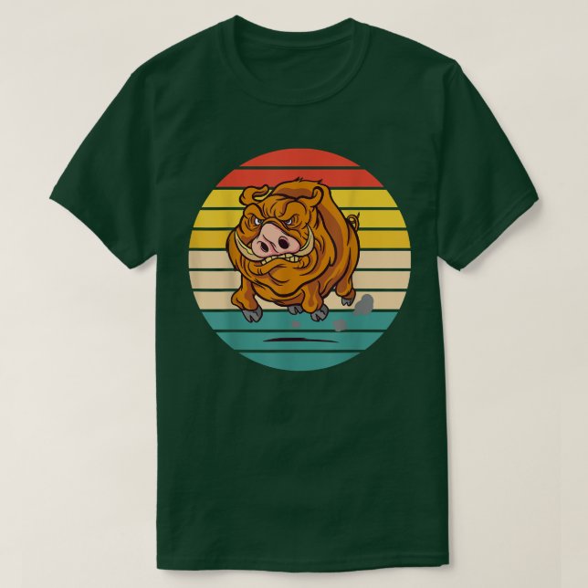 Camiseta Cerdo salvaje (Diseño del anverso)