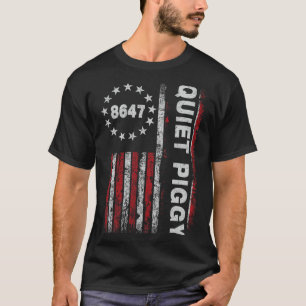 Camiseta Cerdo tranquilo vintage divertido político america