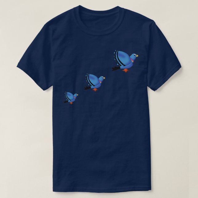 Camiseta Cerdo volador (Diseño del anverso)
