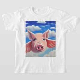 Camiseta Cerdo Volador