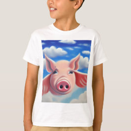 Camiseta Cerdo Volador