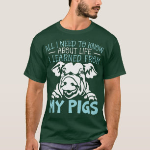 Camiseta Cerdo Whisperer Animal Granjero Granjero Carne Cer