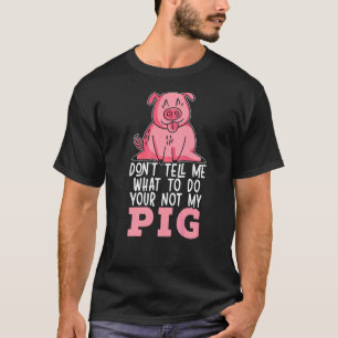 Camiseta Cerdo Whisperer Animal Granjero Granjero Carne Cer