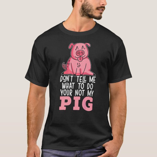 Camiseta Cerdo Whisperer Animal Granjero Granjero Carne Cer (Anverso)