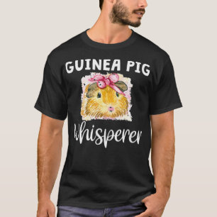 Camiseta Cerdo Whisperer Funny Cavy dueño de un animal Masc