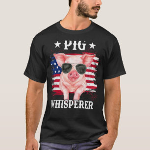 Camiseta Cerdo Whisperer Para Hombres Ganaderos De Hog