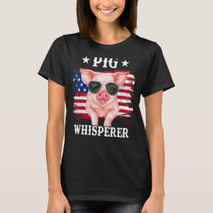 Camiseta Cerdo Whisperer Para Hombres Ganaderos De Hog
