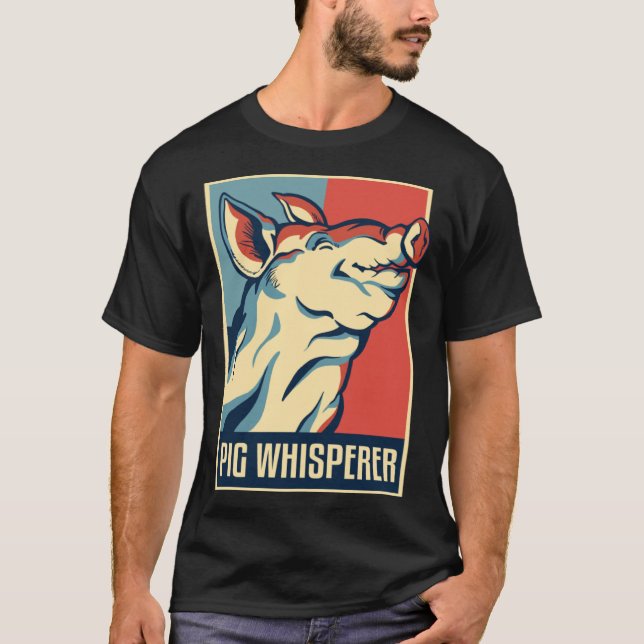 Camiseta Cerdo Whisperer para mujeres y hombres (Anverso)