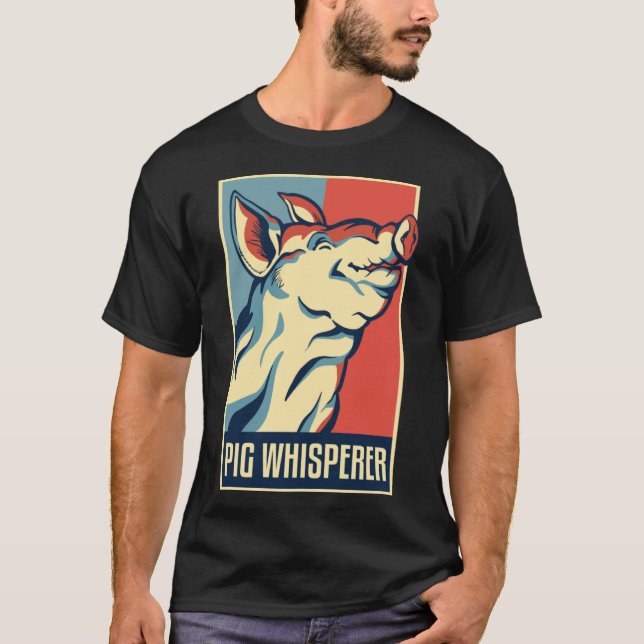 Camiseta Cerdo Whisperer para mujeres y hombres (Anverso)