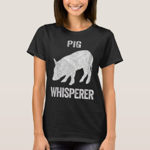 Camiseta Cerdo Whisperer Pig Pig Cita