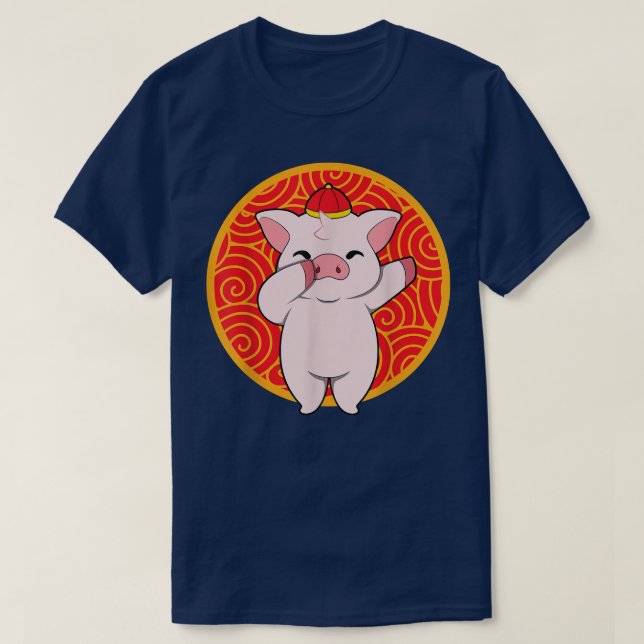 Camiseta Cerdo zodiaco chino 426 (Diseño del anverso)