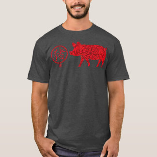 Camiseta Cerdo zodiaco chino premium 428