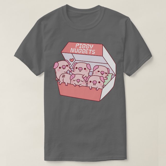 Camiseta Cerdos cocidos nuggy nuggets divertidos (Diseño del anverso)