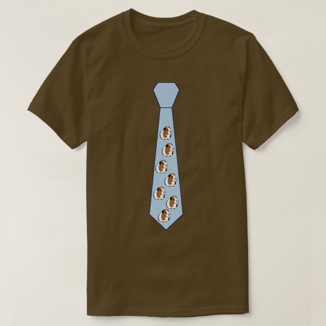 Camiseta Cerdos de Guinea, corbata de cuello (Diseño del anverso)