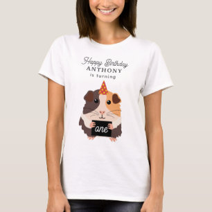 Camiseta Cerdos de Guinea Divertidos Mascotas Cumpleaños No