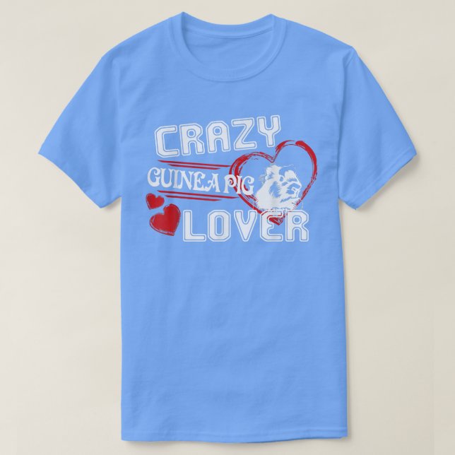 Camiseta Cerdos de Guinea Locos Cerdos Lover (Diseño del anverso)