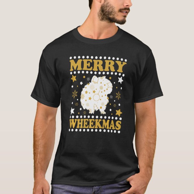 Camiseta Cerdos de Guinea Navidades de navidad y navidad Ca (Anverso)