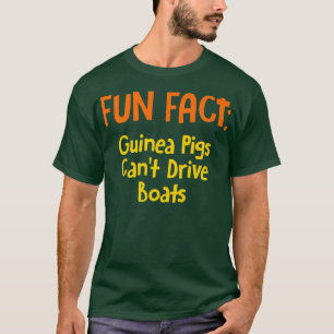 Camiseta Cerdos de Guinea no pueden conducir barcos Gracios