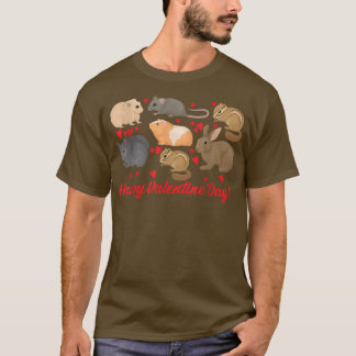 Camiseta Cerdos de Guinea Valntin Day Guinea