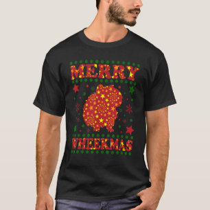 Camiseta Cerdos de Guinea y Navidades de Wheekmas Cavan Gui