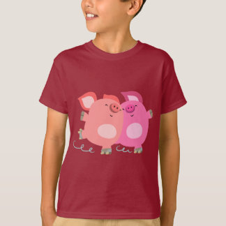 Camiseta Cerdos de patinaje sobre ruedas de Personalizado l