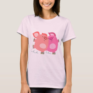 Camiseta Cerdos de patinaje sobre ruedas Personalizado lind